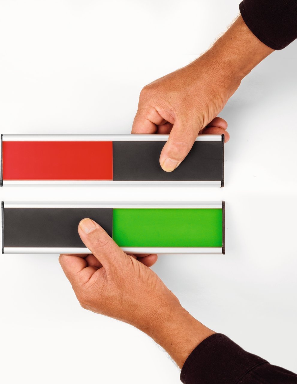 Legamaster in-out doorplate 6x25cm, Black, Aluminium, 250 mm, 60 mm, 170 g, 65 mm