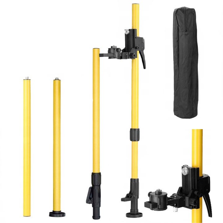 TYCZKA ROZPOROWA STATYW 365CM DO LASERA KRZYŻOWEGO POZIOMICY LASEROWEJ