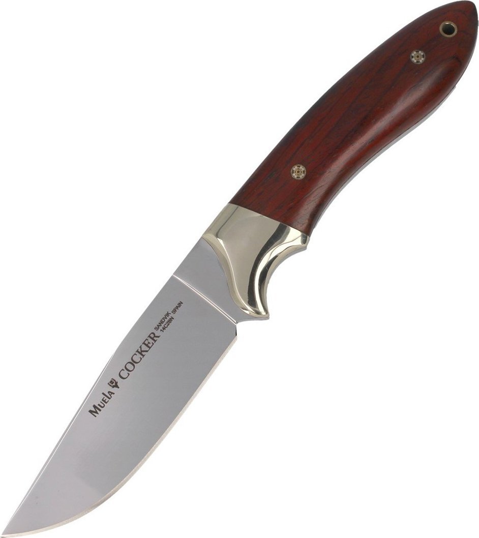 Muela Nóż Muela Full Tang Cocobolo Wood, Mirror 14C28N (