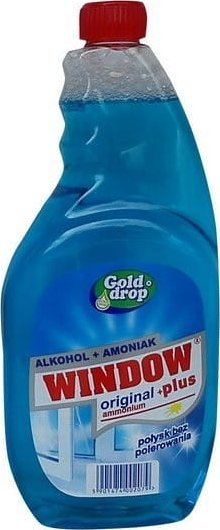 Gold drop PŁYN DO SZYB 750ML WINDOW PLUS ZAPAS NIEBIESKI