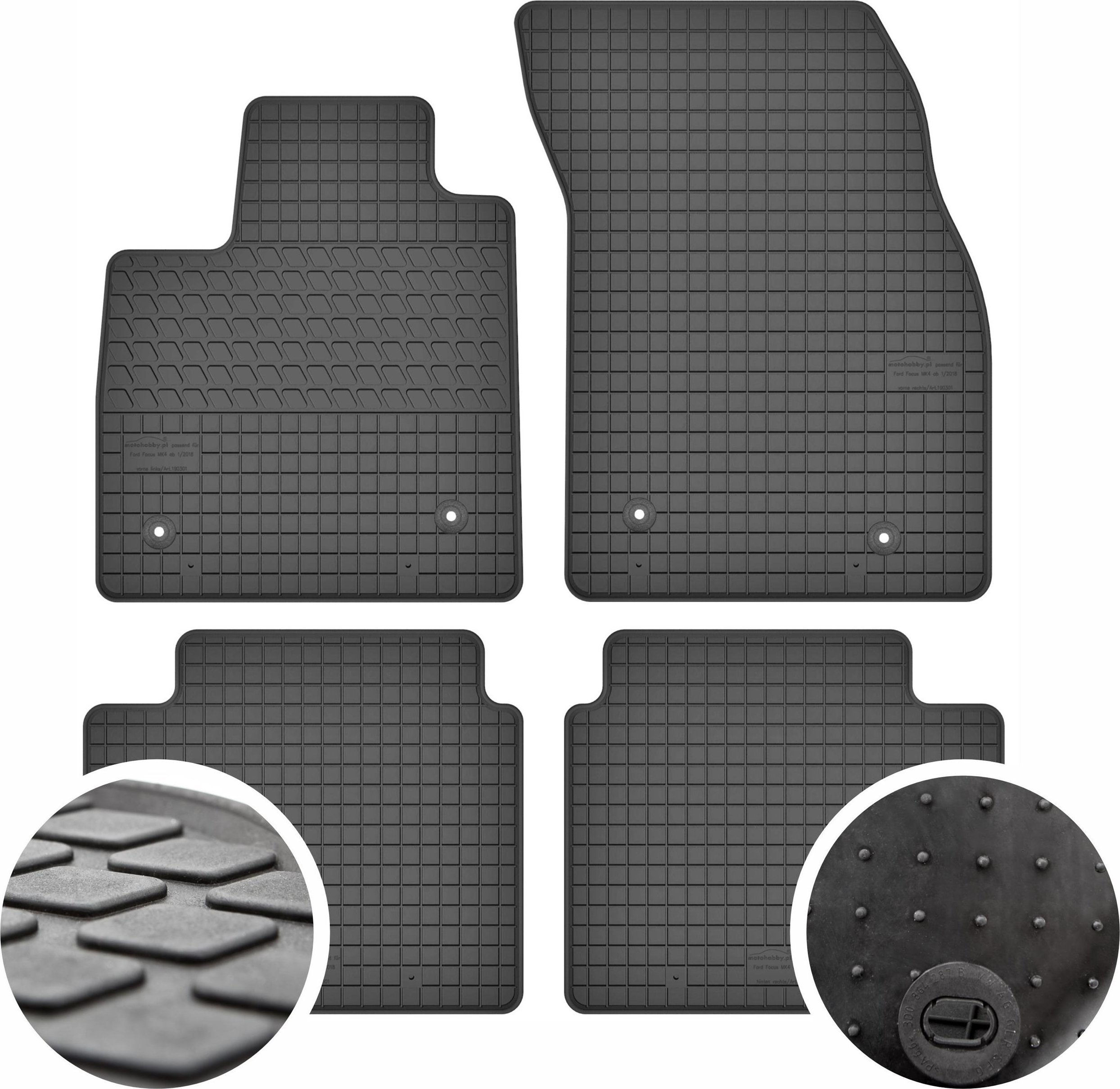 Cikcar Dywaniki gumowe do Ford Focus MK4