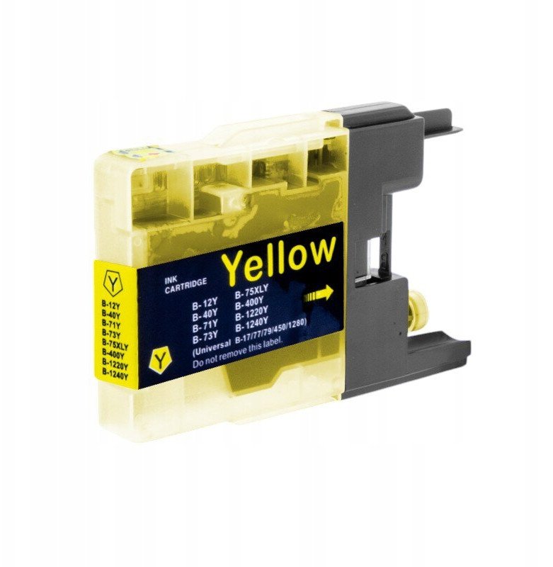 Tusz Brother 1240/1280 LC YELLOW 12ml eco