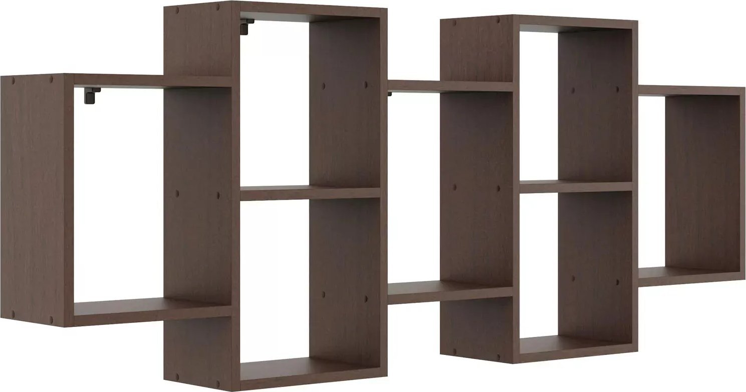 Elior Minimalistyczna półka ścienna wenge - Timona