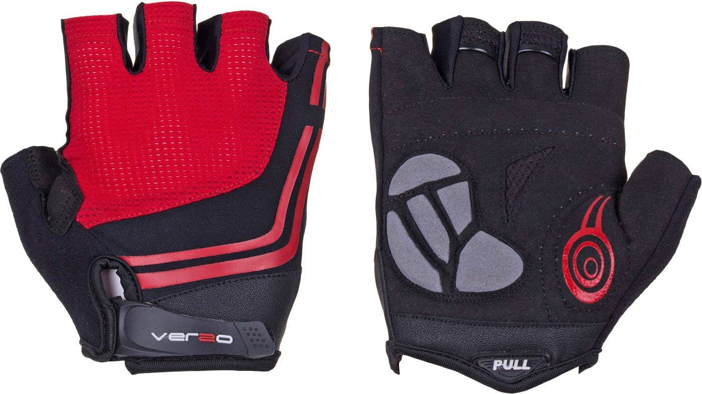Verso Rękawiczki rowerowe Verso SB-01-7036-B czarno-czerwone M