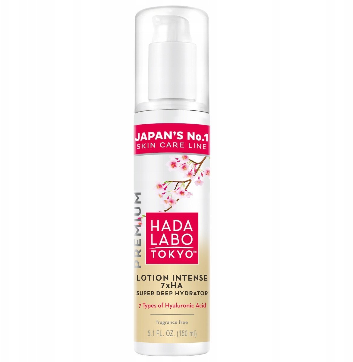 Hada Labo Tokyo, Premium, 7 x Ha, Deep Hydration, Day, Lotion, Face, 150 ml For Women