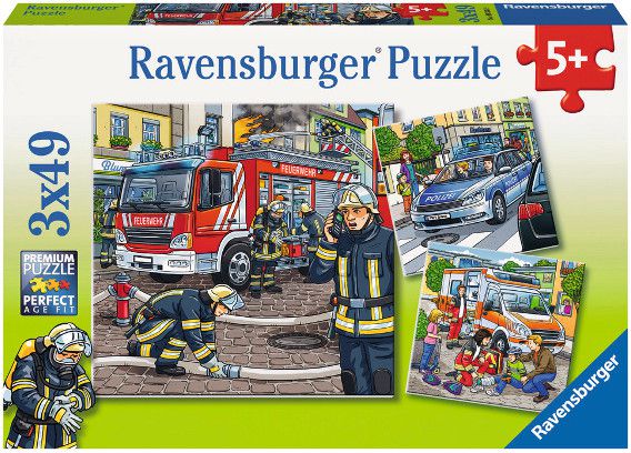 Ravensburger RAVEN. 3X49 EL. Służby w potrzebie - 093359