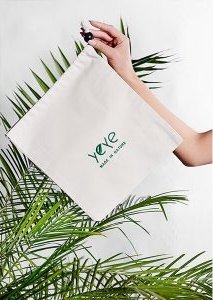 Woreczek na strój na saunę w 100% naturalna bawełna Yeye Ecru