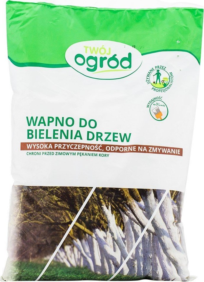 Twój Ogród Wapno do bielenia drzew i krzewów 1kg