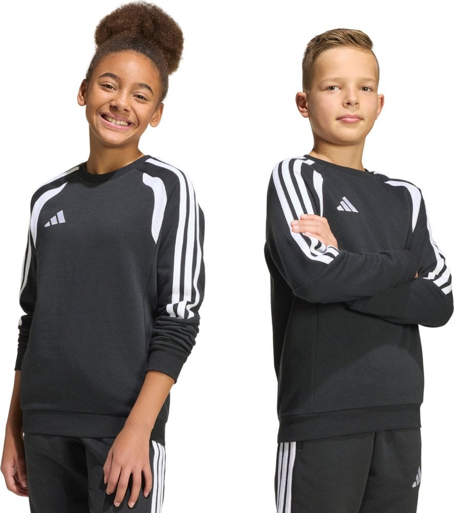Bluza dla dzieci adidas Tiro 26 League Sweat Crew czarna KF5822 152cm