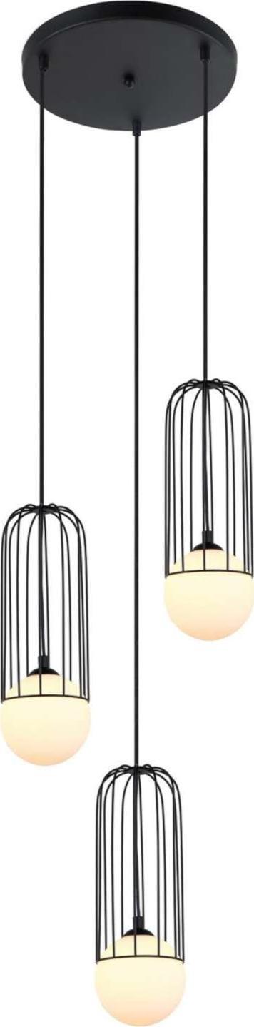 Lampa wisząca Italux Simon MDM-3938/3 BK