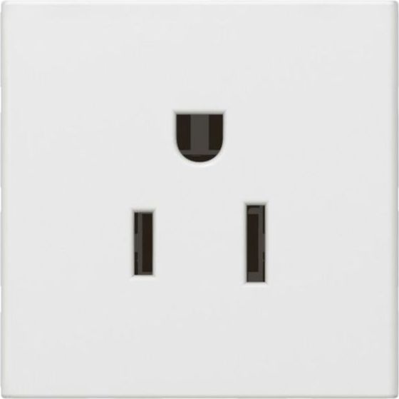 Legrand MOSAIC Gniazdo pojedyncze z/u 15A standard US białe (077504)