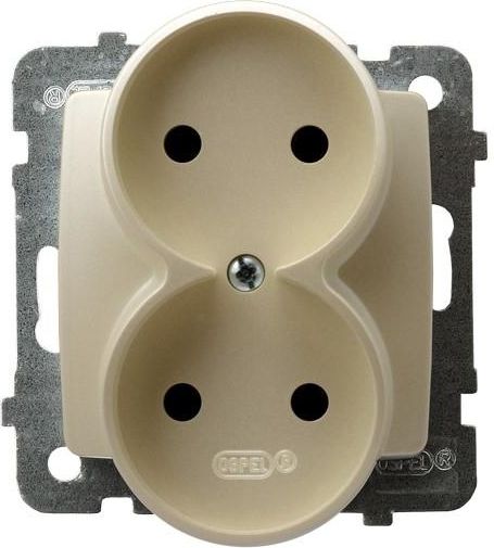 Ospel Gniazdo Karo podwójne ecru perłowy (GP-2SR/m/42)