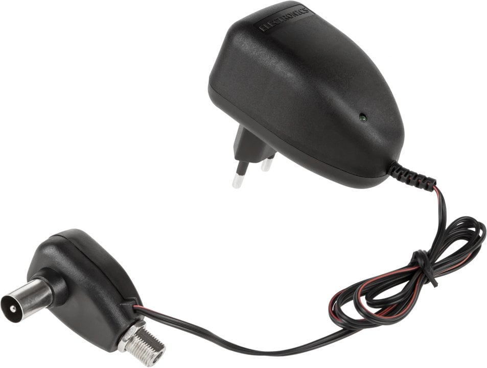 Zasilacz antenowy z gniazdem F 12V LXG04PK