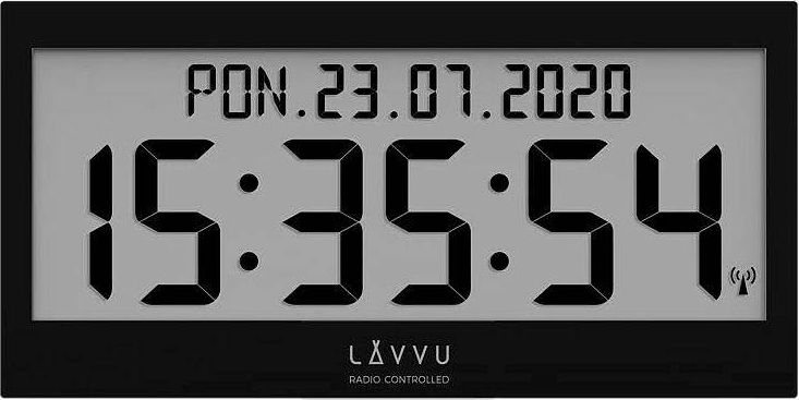 Lavvu Zegar cyfrowy ścienny biurkowy Lavvu LCX0011 37 cm uniwersalny