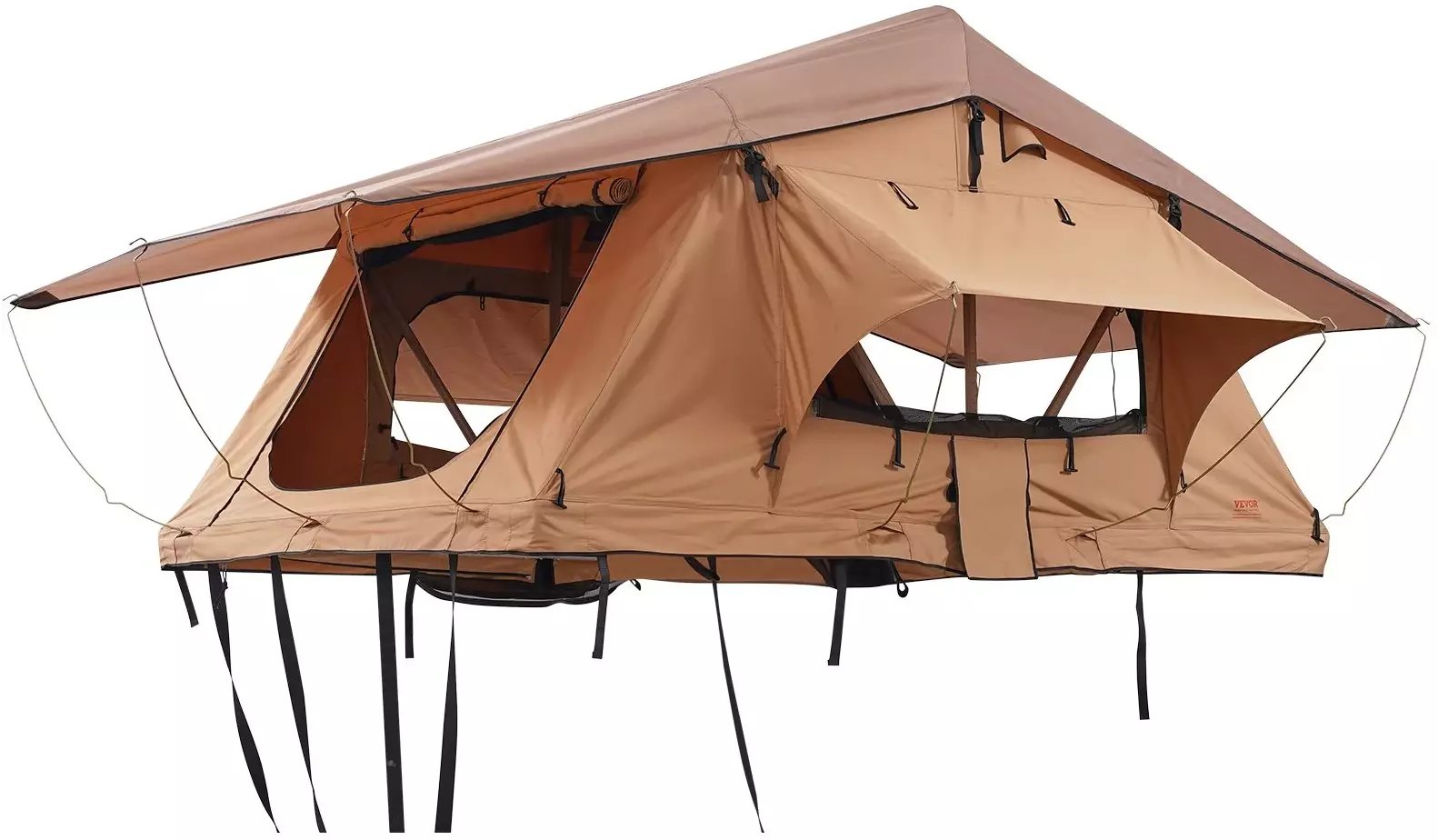 Namiot dachowy hard shell 23 os. składany drabinka materac do SUV/pickupa