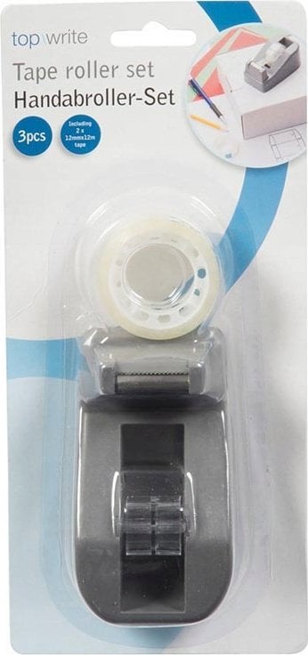 Topwrite Topwrite - Zestaw dyspenser biurowy + 2x taśma klejąca