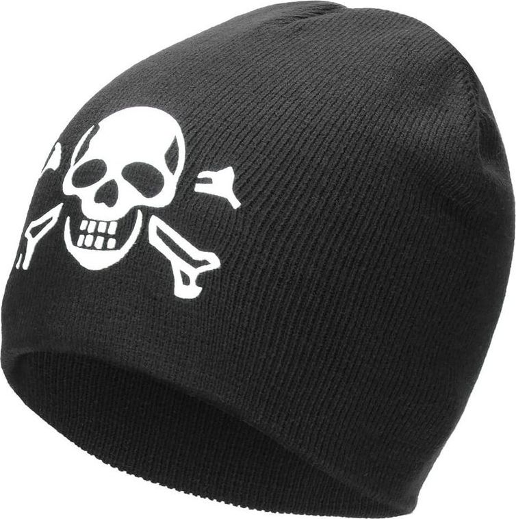 MFH MFH Czapka Zimowa Beanie Skull Czarna