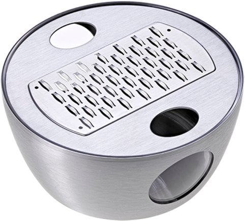 Lurch Tarka płaska, Czarny, Plastik, Stal nierdzewna, Stal nierdzewna 18/10 Cr.Ni., 13.5 cm, 70 mm