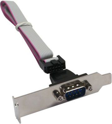 USB 9 pin - DB-9, 0.25m, Szary (33208)