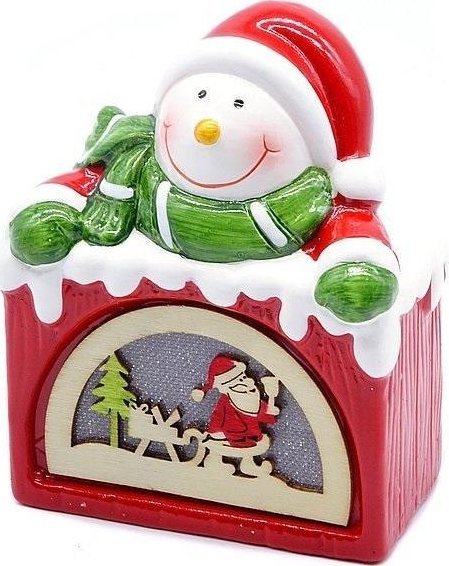 Dekoracja domek ze światłem LED