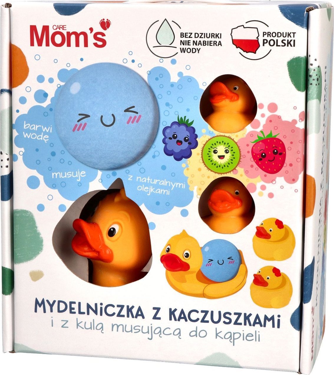 Hencz Toys Mydelniczka z kaczuszkami i kulą musującą do kąpieli