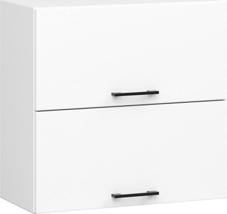 Fabryka Mebli Akord Wisząca podwójna szafka kuchenna Oliwia W 60 cm biała