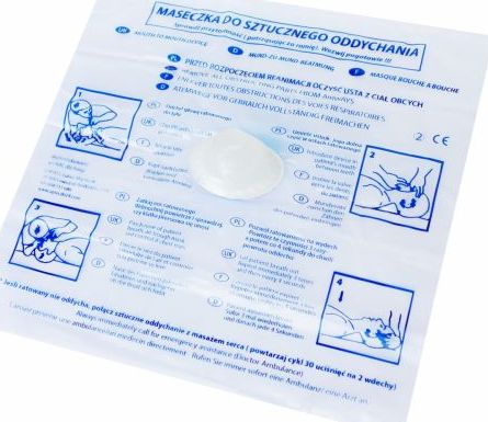Polska Firma Maseczka - ustnik do sztucznego oddychania M-2