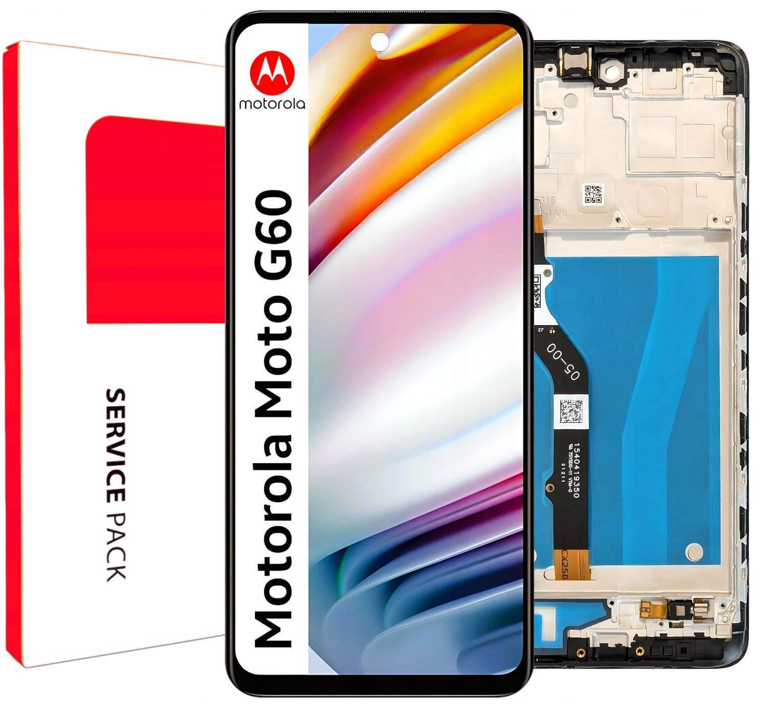 Wyświetlacz do Moto Motorola G60 Ekran LCD Ramka Oryginał Zila PANB0001IN (5904858381128)