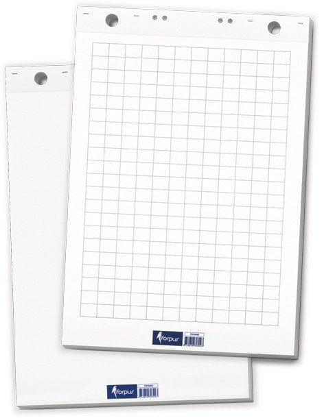 Konferencinis bloknotas Forpus, 60x85 cm, 80 g, baltas (50)