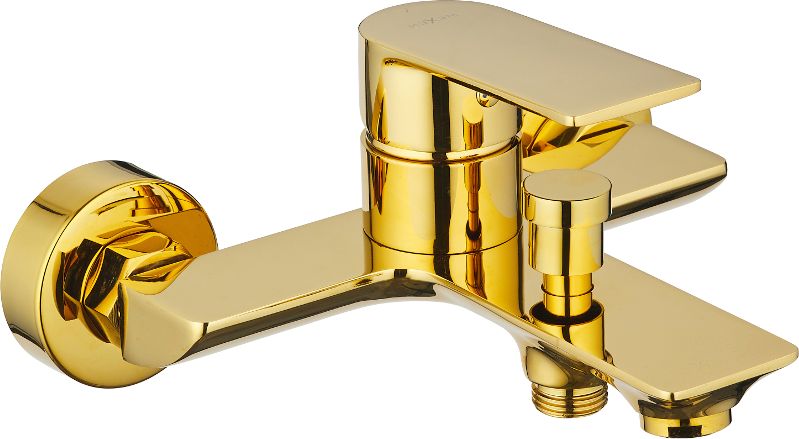 Bateria wannowa Mexen Alexa ścienne złoty