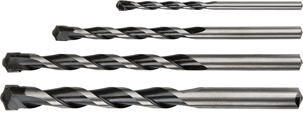 Wiertło Graphite do betonu walcowe 4 6 10 8mm zestaw (57H746)