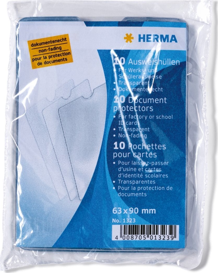 Herma HERMA Ausweishüllen Set 63x90 10 Stück