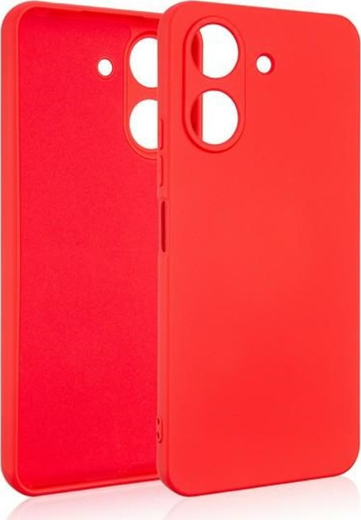 Beline Beline Etui Silicone Xiaomi Redmi 13C czerwony/red Poco C65