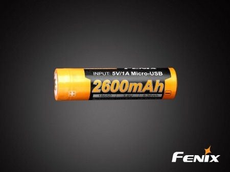 Fenix Akumulator Micro USB MR18650 2600mAh 1 szt.
