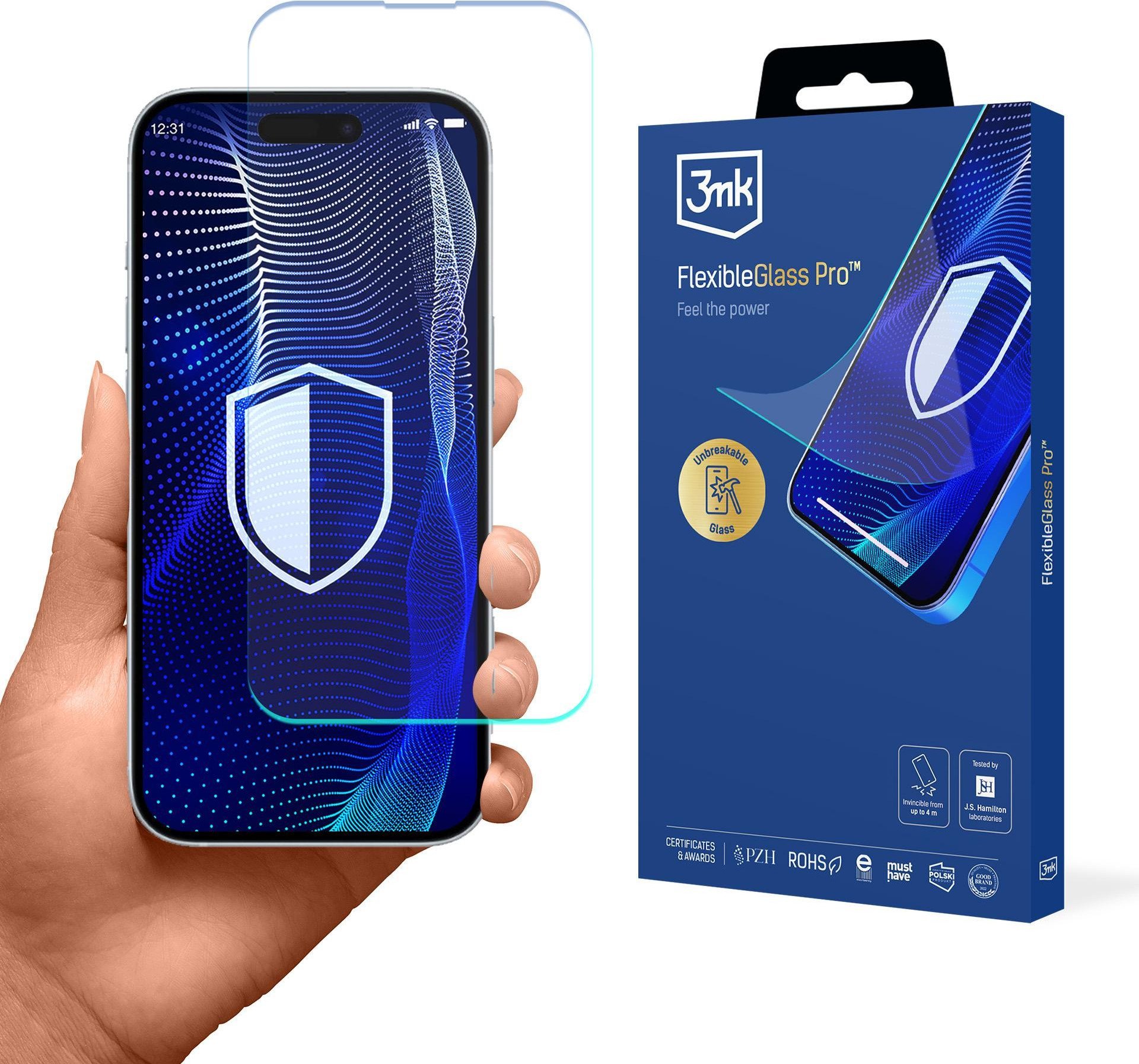 Szkło hybrydowe 3MK FlexibleGlass Pro do Apple iPhone 17 Pro Max