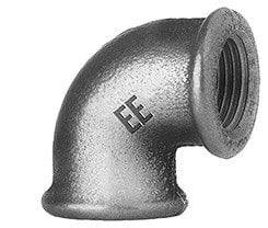 ODLEWNIA Kolano redukcyjne ocynk DN65xDN50 2 1/2 x 2