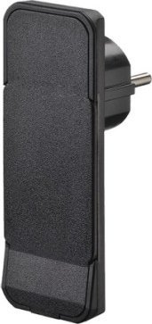 Bachmann BACHMANN Wtyczka płaska CEE7/7 czarna, z możliwością ponownego podłączenia, bez kabla