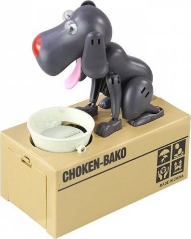 Lean Sport Skarbonka Pies Zjadający Monety Grafitowy