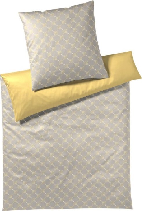 Joop! Pościel satynowa 155x200 cm Cornflower 4083-3 żółta