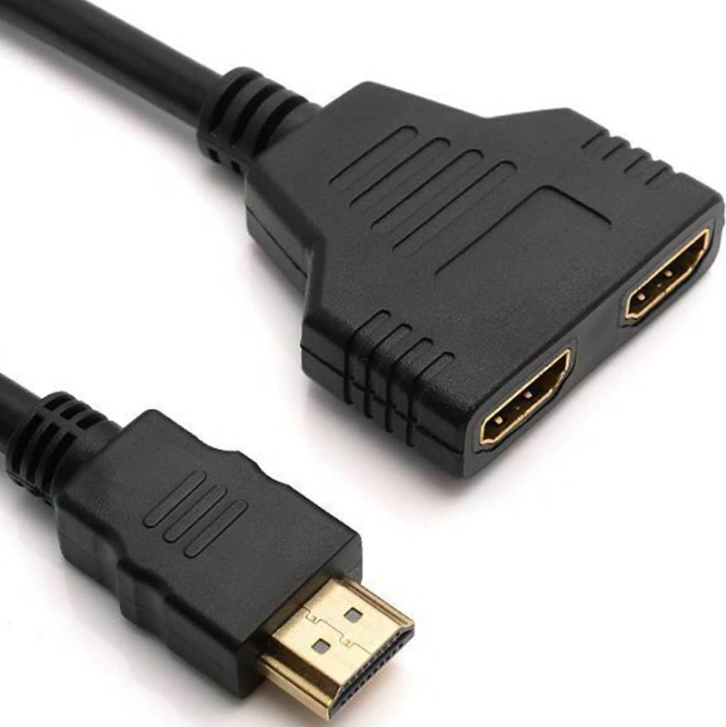 Retoo ROZDZIELACZ HDMI SPLITTER ROZGAŁĘŹNIK 2 PORTY