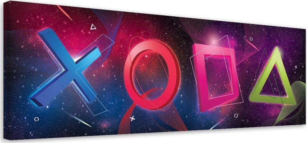 Feeby Obraz na płótnie, Kontroler abstrakcja - 150x50