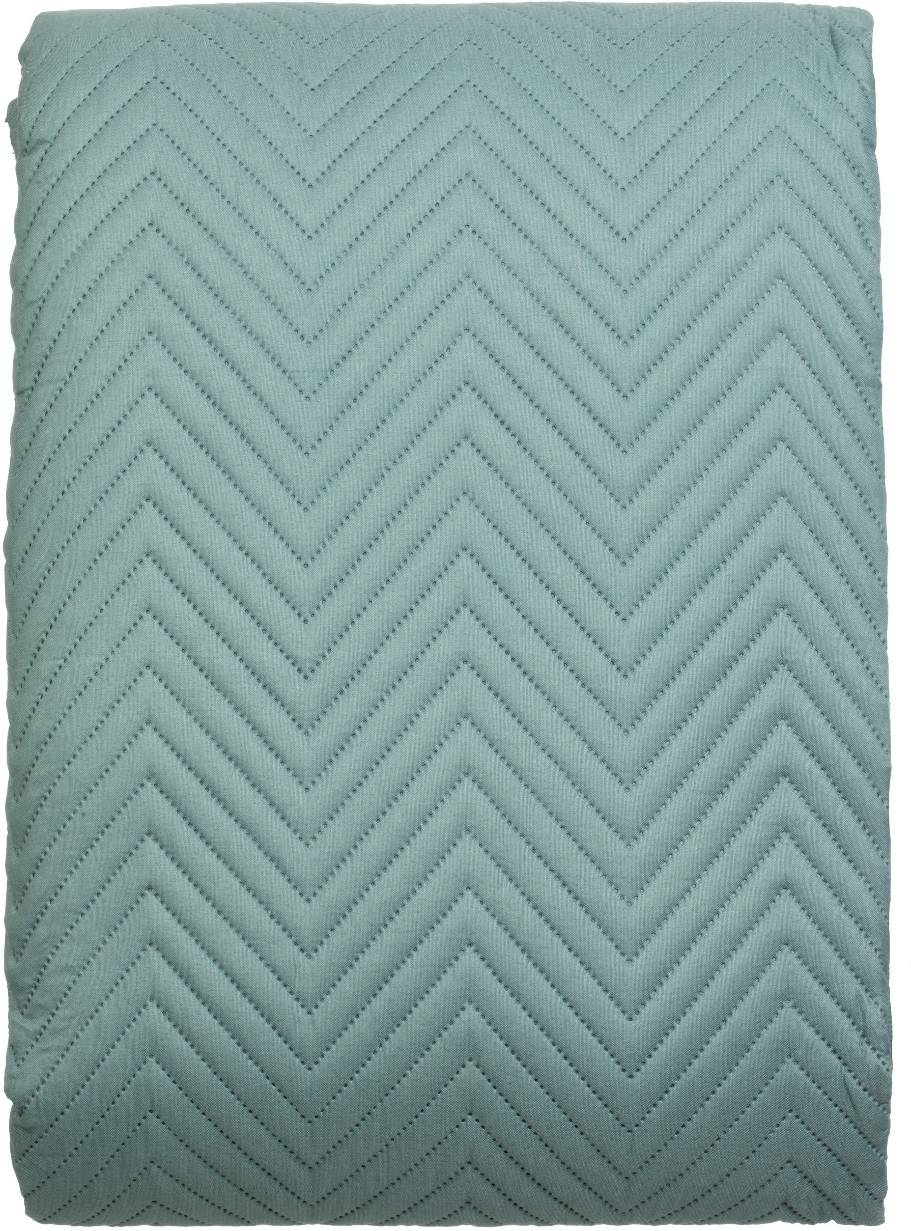 BEDSPREAD MICRO 220X220 CM HERRING AQUA