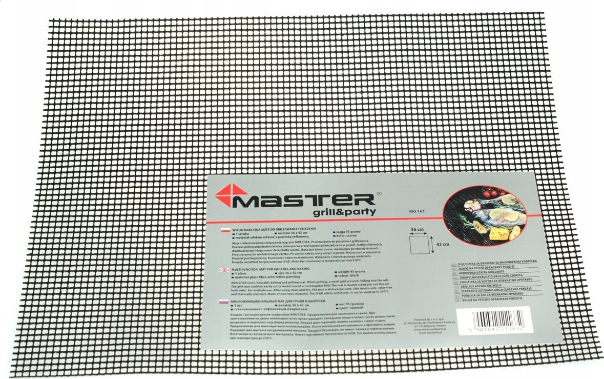XXX_Mastergrill (Master Grill & Party) MASTER GRILL SIATKA DO PIECZENIA I GRILLOWANIA 36x42cm