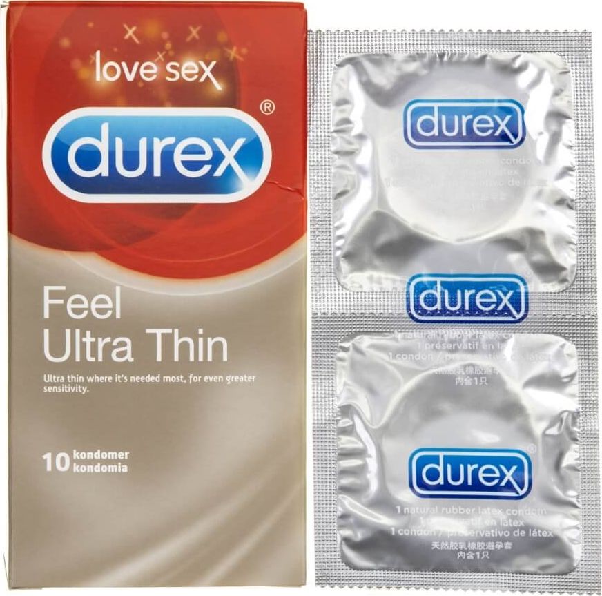 Durex Durex prezerwatywy Feel Ultra Thin - 10 sztuk