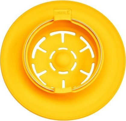 Lurch Separator do jajek, silikon/stal nierdzewna, śred. 14,5 cm, żółty / Lurch