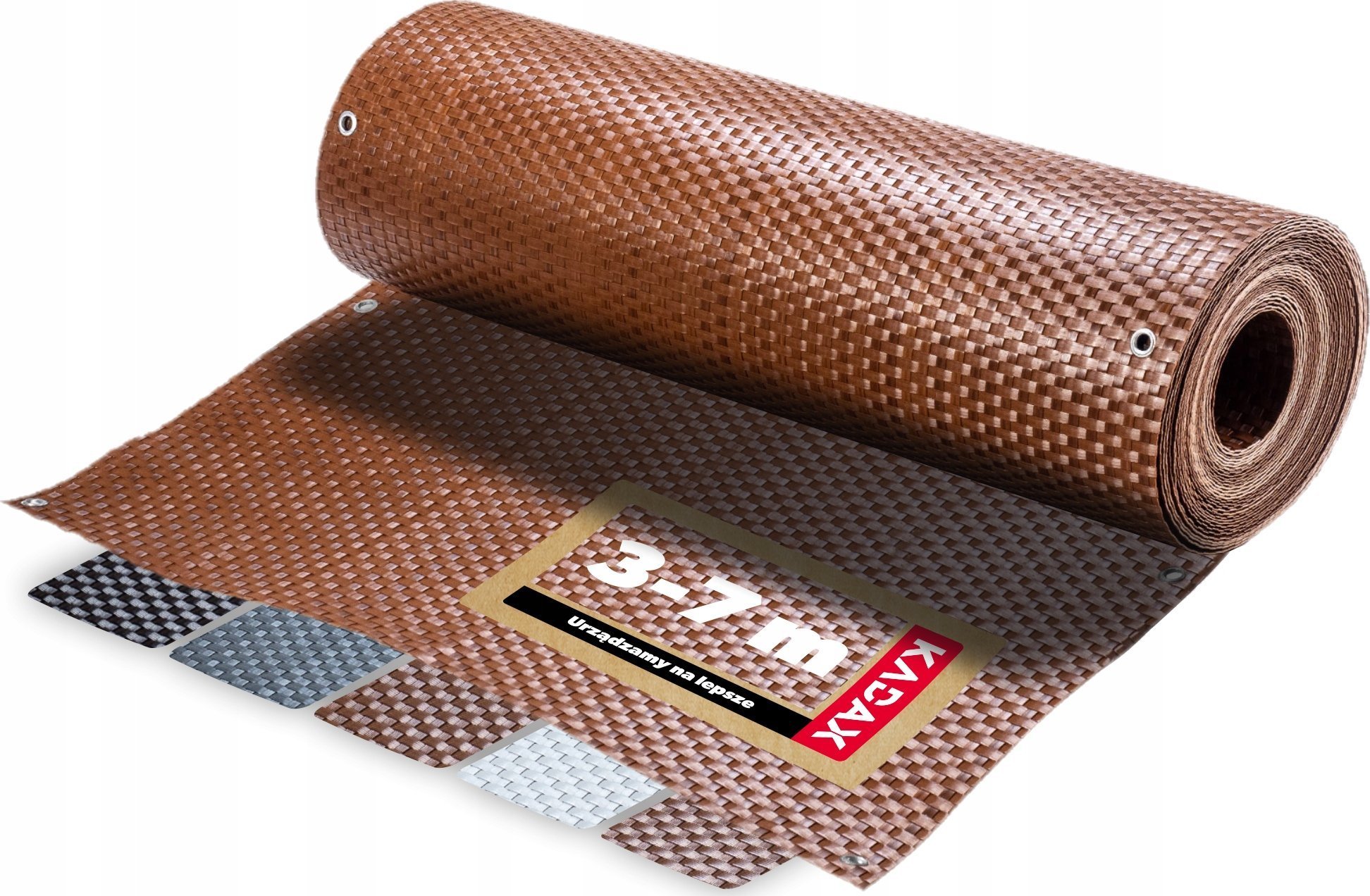 Kadax Osłona Balkonowa Mata Balkon Technorattan 1x6M