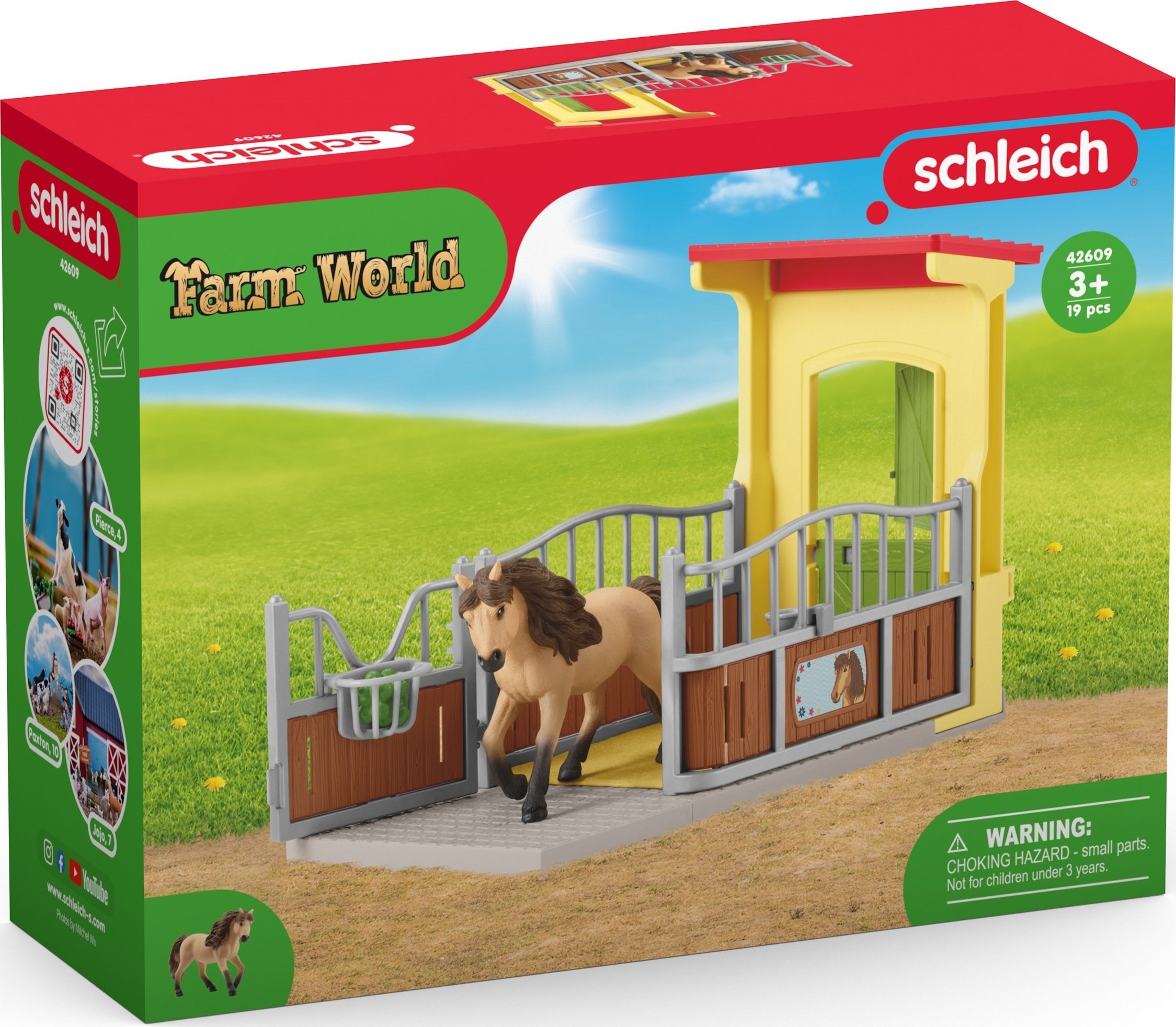 Figurka Polly Pocket Zestaw z figurką Boks dla kuca islandzkiego