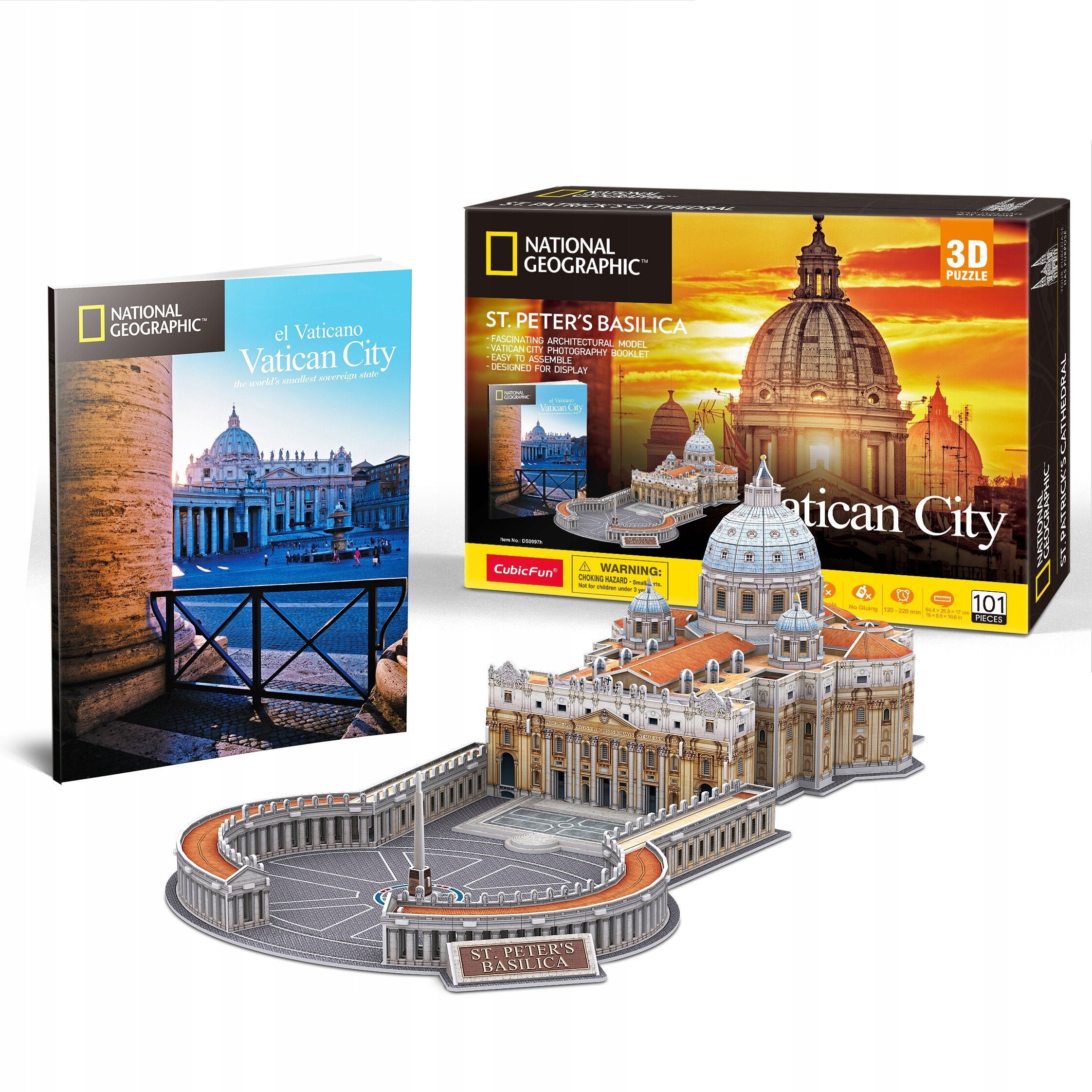 CUBIC FUN PUZZLE 3D NATIONAL GEOGRAPHIC BAZYLIKA ŚW. PIOTRA