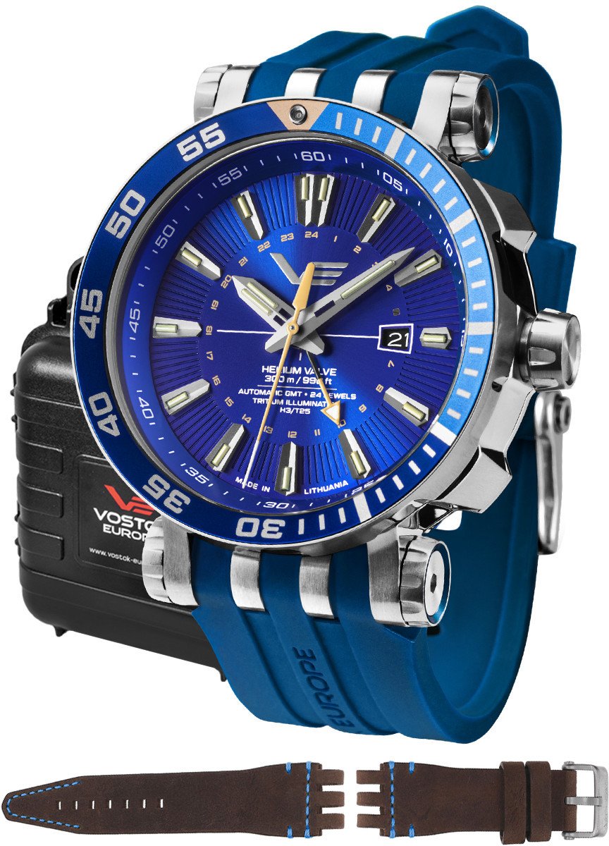 Zegarek męski Vostok Europe NH34-575A716S niebieski