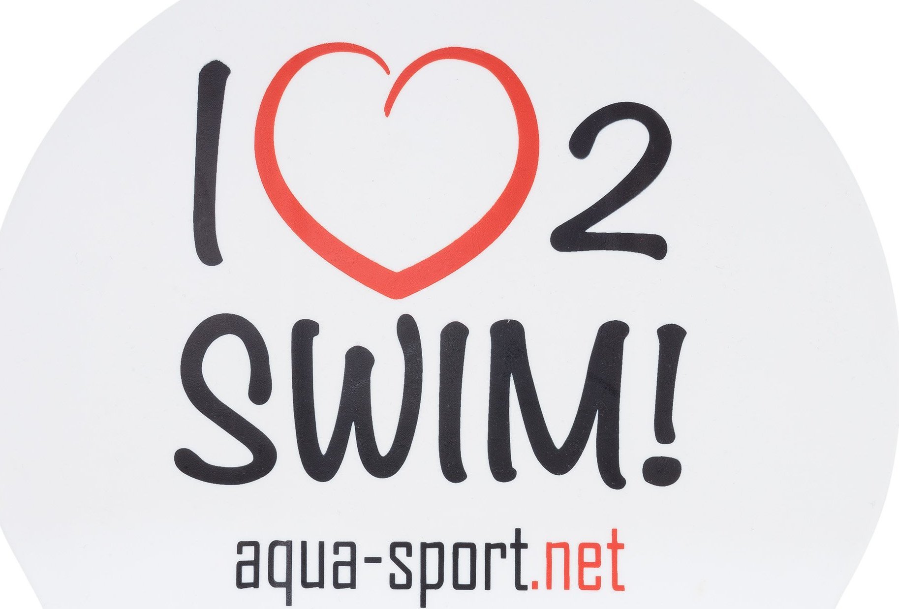 Aqua Sport Czepek Pływacki Aqua Sport I Love Swim 2 White
